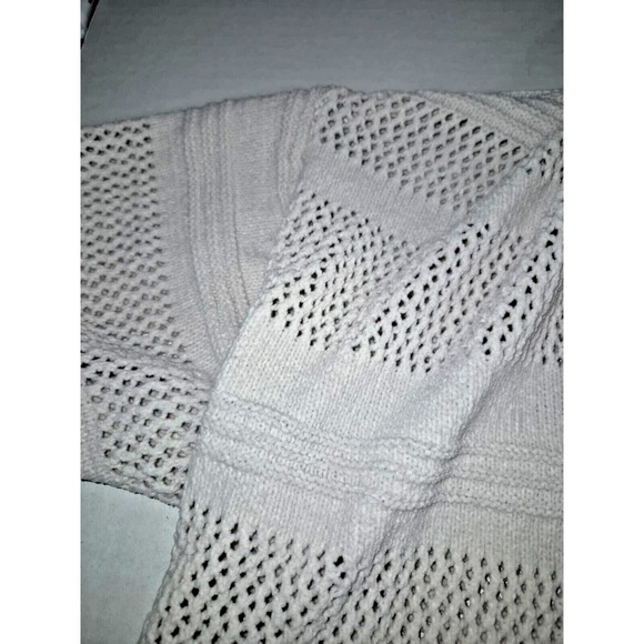 NWOT Terra and Sky women plus size white knit cardigan sweater sz 3x (26/28) - Picture 4 of 6